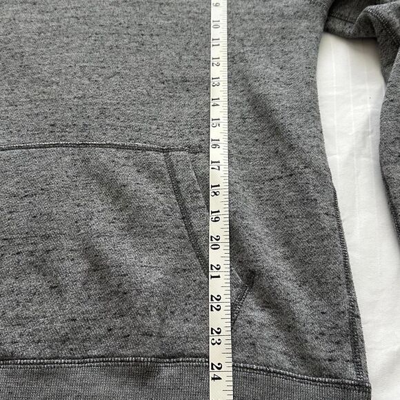 Abercrombie & Fitch Grey Hoodie Medium Embroidered Logo - Picture 6 of 6